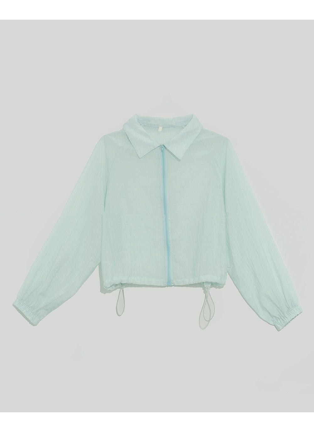 Damen Cropped Windjacke Kordelzug Norvielle