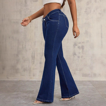 Damen High-Waist Flare Jeans Norvielle