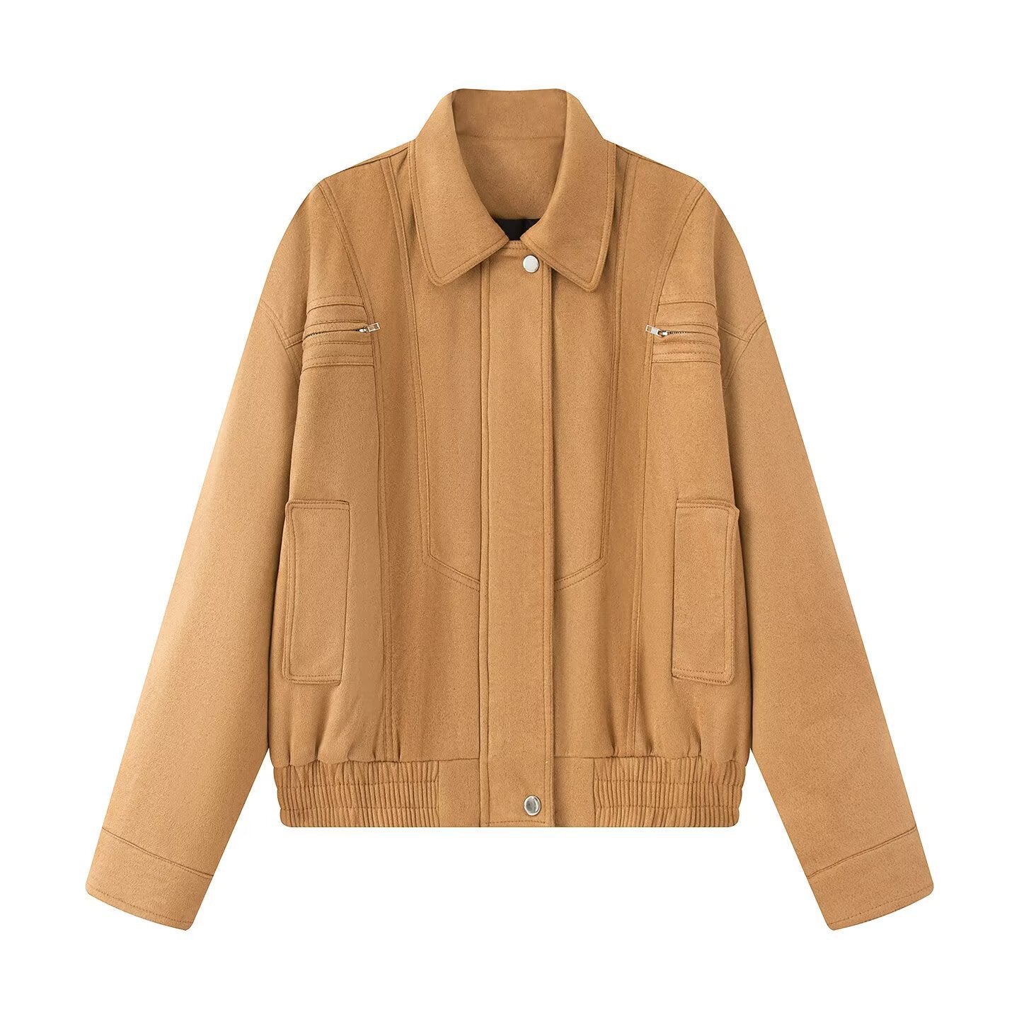 Damen Übergangsjacke Norvielle Elegantes Design Praktische Taschen