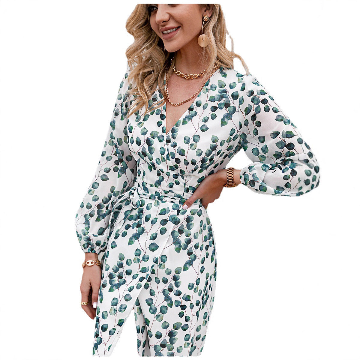 Damen Maxikleid Florales Muster Norvielle