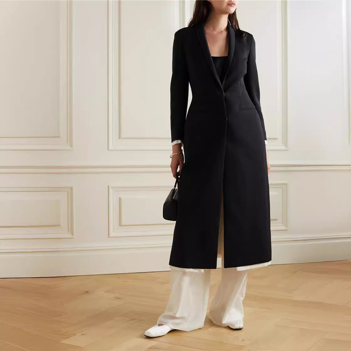 Damen Dufflecoat Elegantes Revers Norvielle