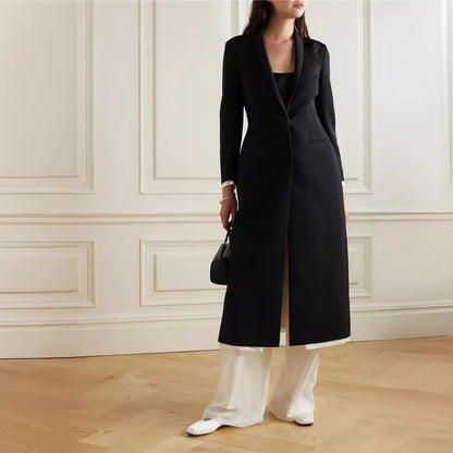 Damen Dufflecoat Elegantes Revers Norvielle
