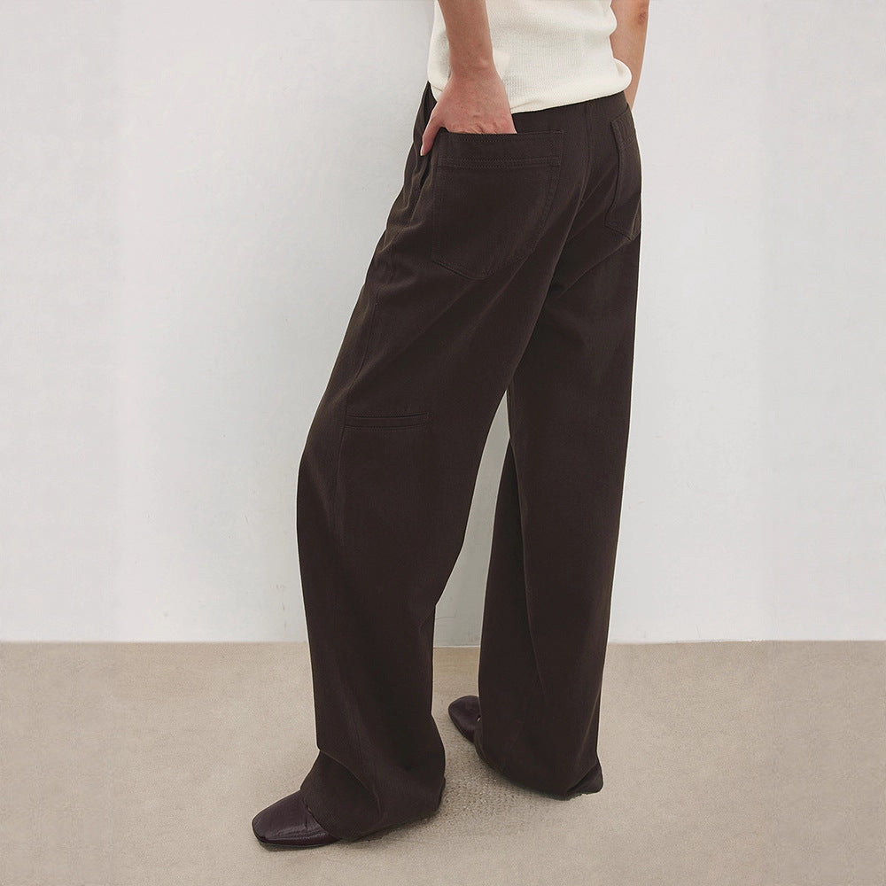 Damen High-Waist-Culotte Weit Norvielle