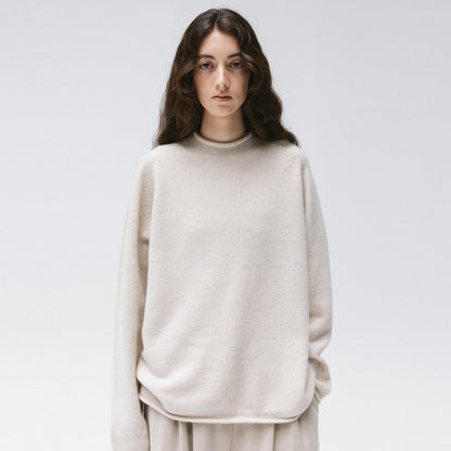 Damen Strickpullover Hochgeschnitten Komfort Norvielle