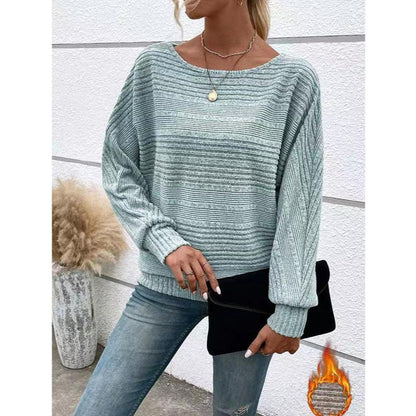 Damen Strukturpullover Weit Norvielle