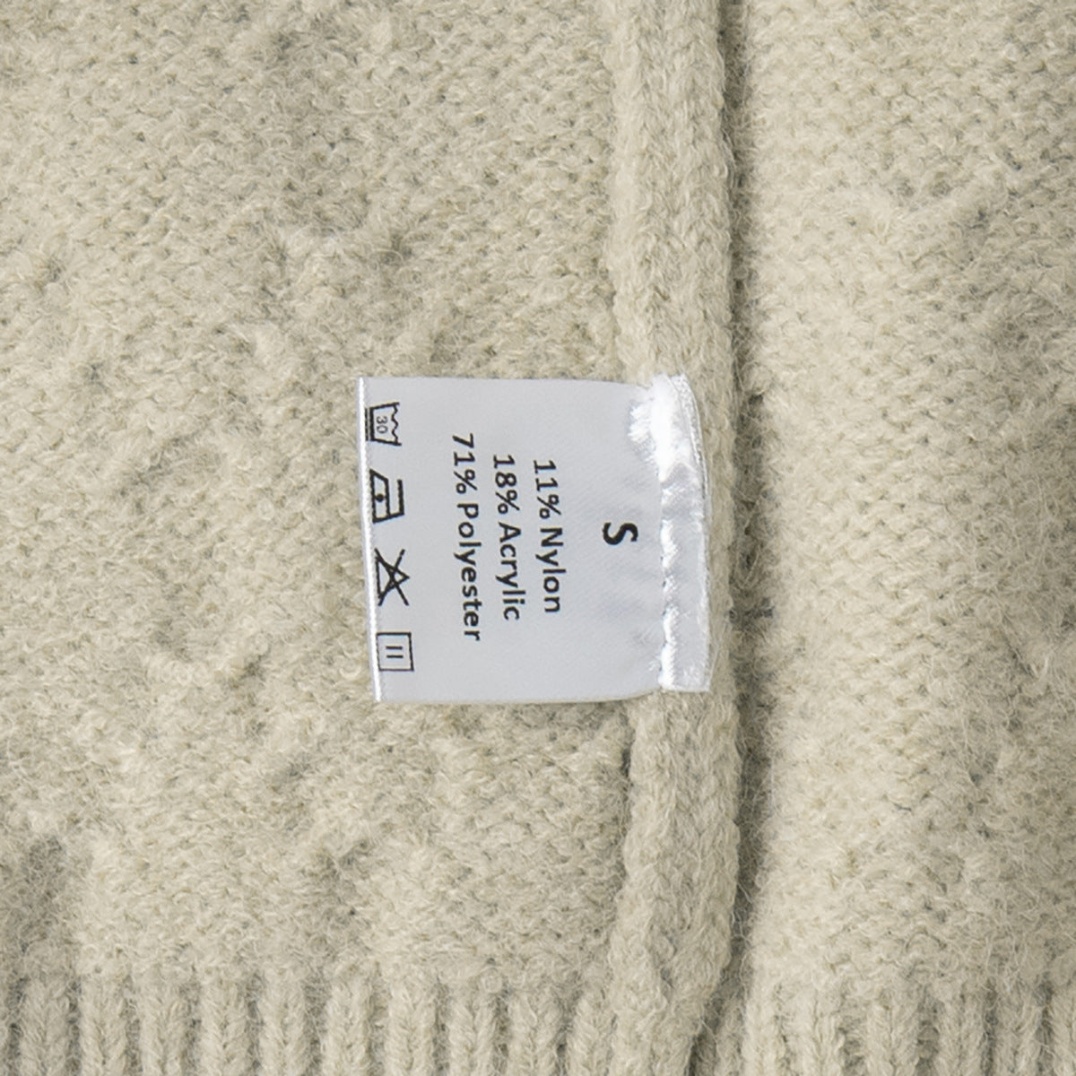 Damen Gemusterter Pullover Hochkragen Reißverschluss Norvielle