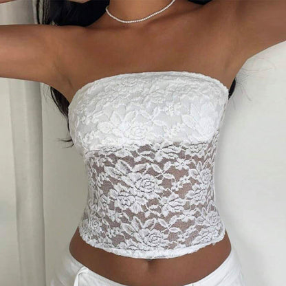 Damen Spitzen Bandeau- Norvielle - Norvielle