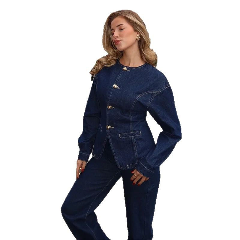 Damen Jeansblazer Norvielle Modisch