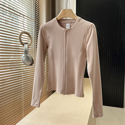 Damen Sportjacke Atmungsaktives Material Leicht