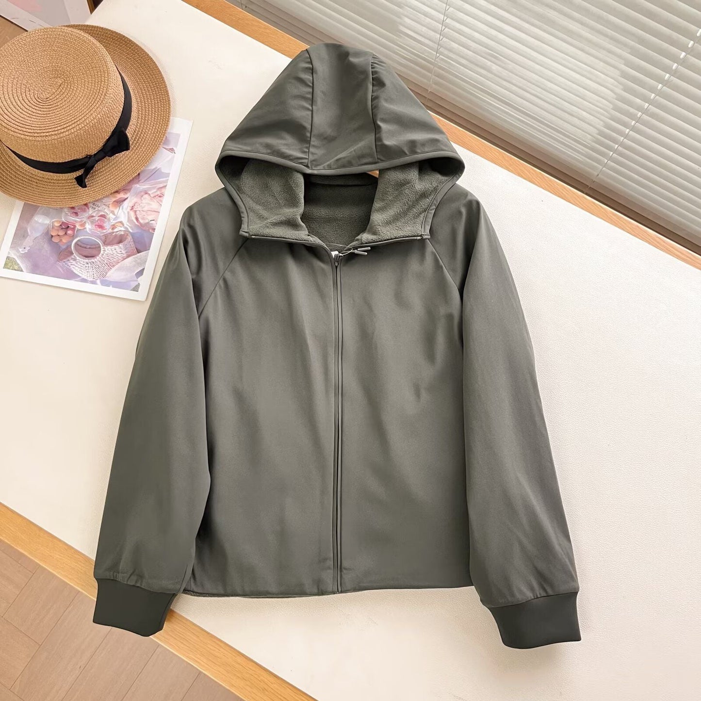 Damen Fleecejacke Mit Kapuze Norvielle