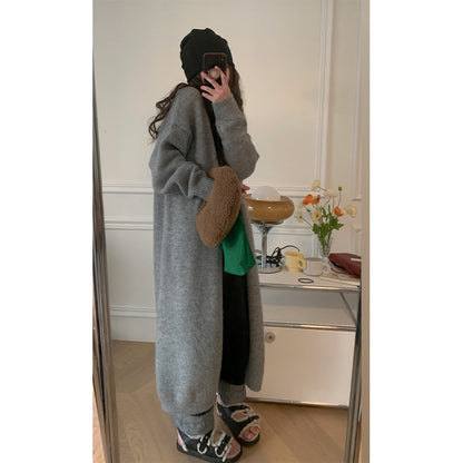 Damen Strickcardigan Lang Norvielle