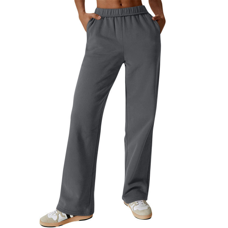 Damen Freizeithose Bequeme Passform Seitentaschen Norvielle