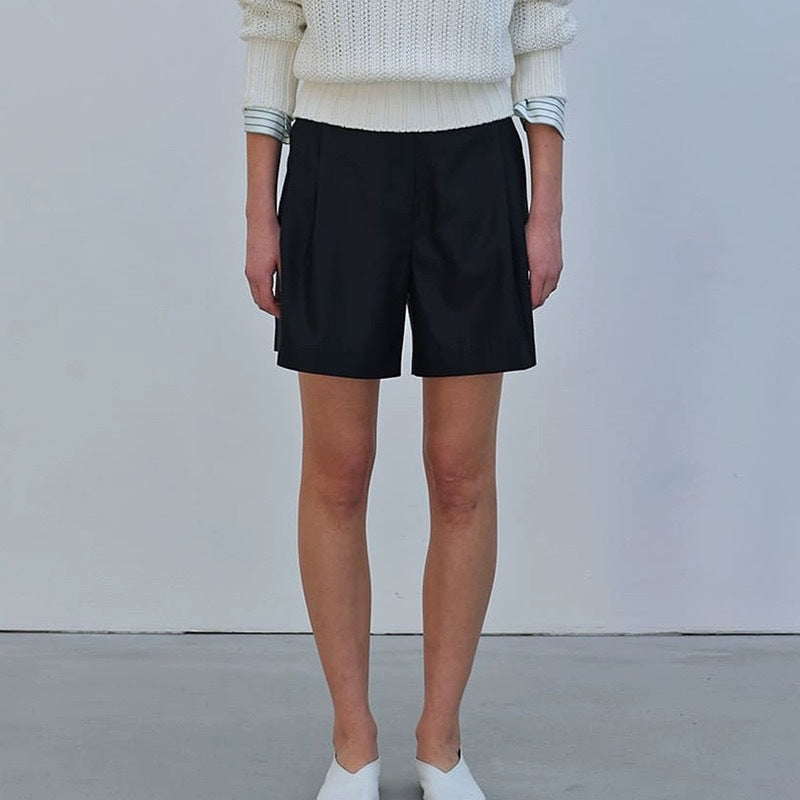 Damen Hotpants Hochbund Praktische Taschen Norvielle
