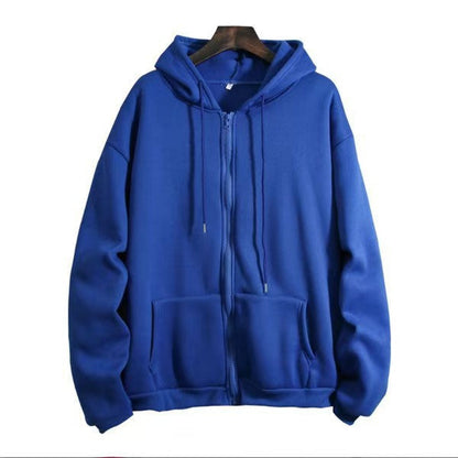 Damen Kapuzenjacke Mit Reißverschluss Und Kängurutaschen Norvielle