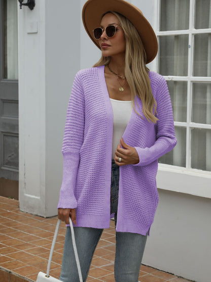 Damen Strickjacke Offen Lässiger Schnitt Weich Norvielle