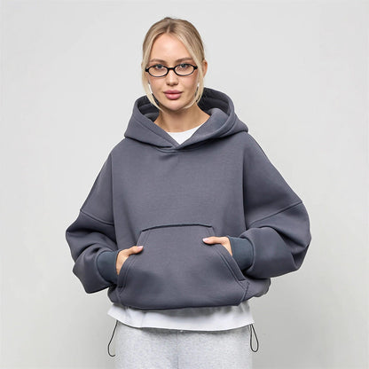 Damen Oversize Hoodie Weich Norvielle
