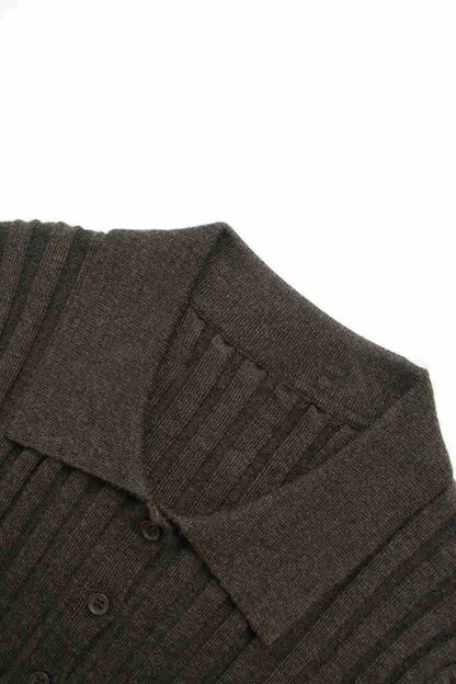 Damen Rippstrickhemden Slim Fit Norvielle