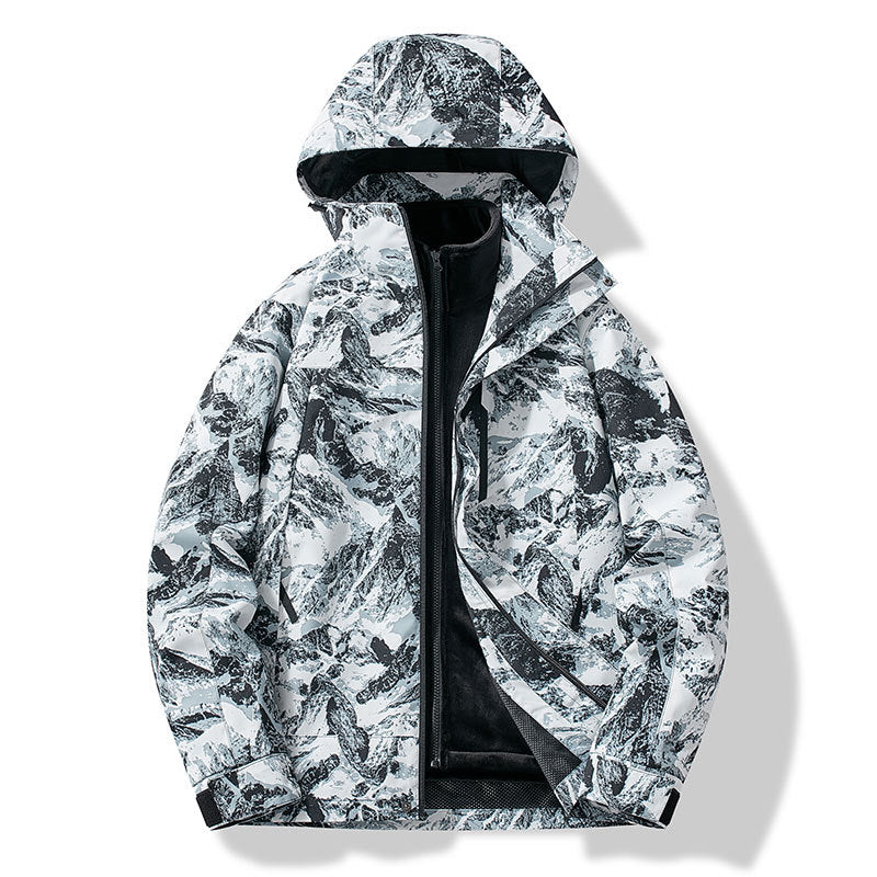 Norvielle Unisex Skijacke Winddicht Wasserdicht