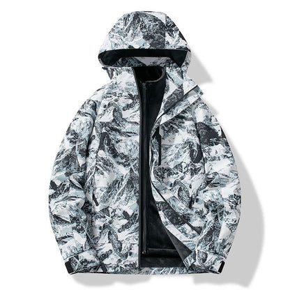 Norvielle Unisex Skijacke Winddicht Wasserdicht