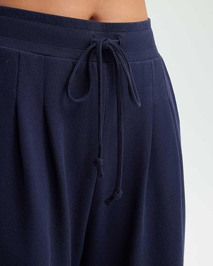 Damen Freizeithose Weite Fit Knopfdetails Beige Norvielle