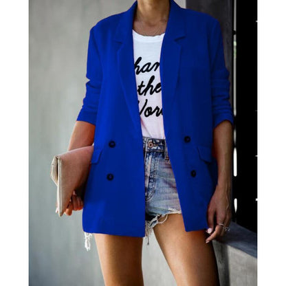 Damen Blazer Elegant Schnitt Modisch Norvielle