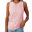 Damen Ärmelloses T-Shirt Elegant Schnitt Norvielle