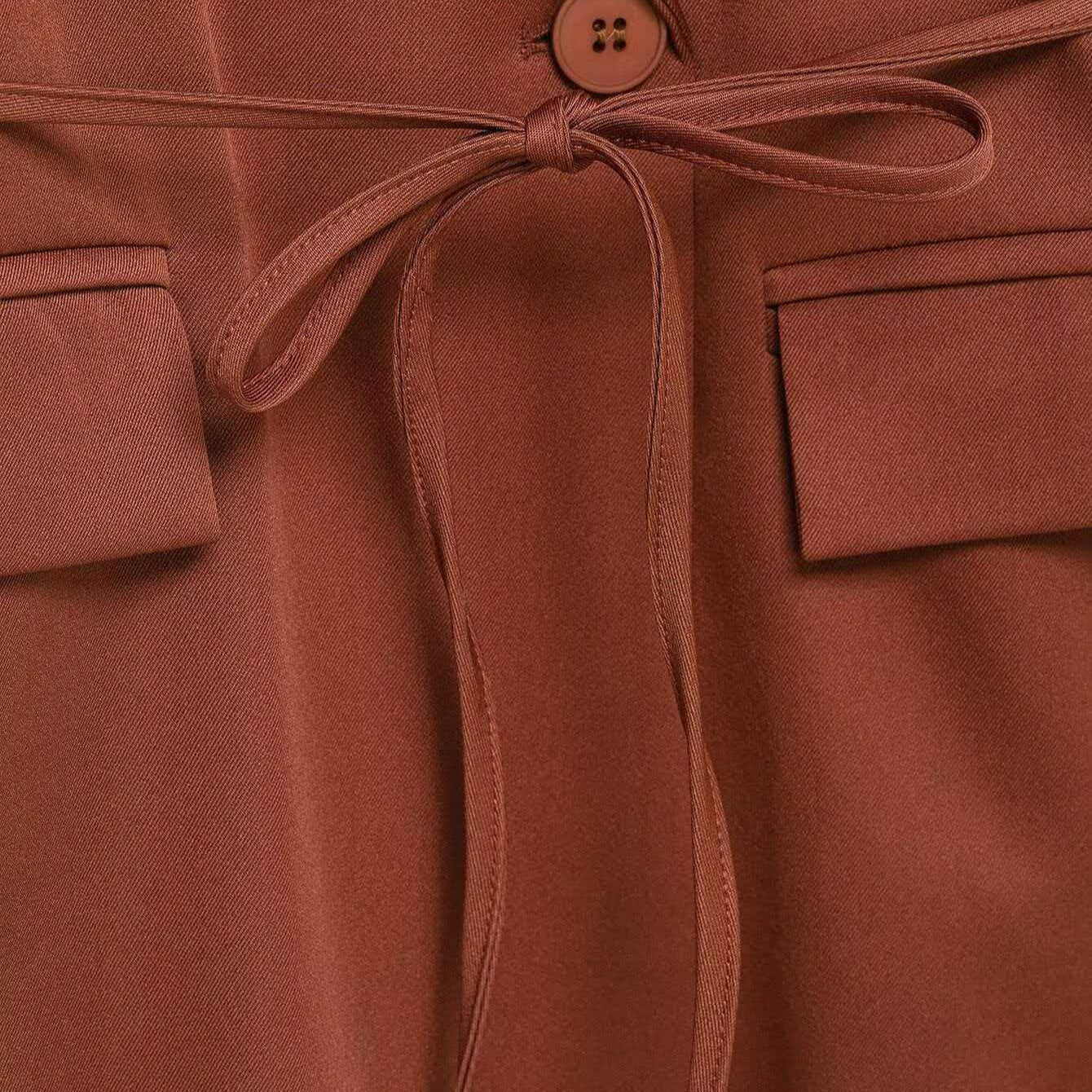 Damen Blazerjacke Tailliert Breite Ärmel Norvielle
