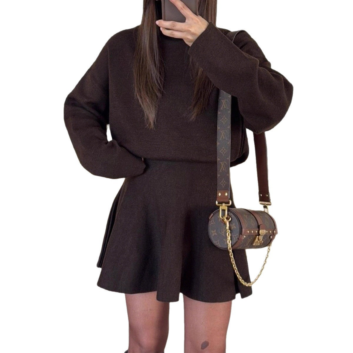 Damen Sweatshirt-Kleid mit Langärmlen Norvielle