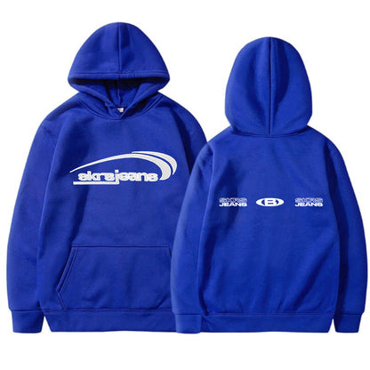 Damen Kapuzensweater Modernes Logo-Design Kängurutaschen Norvielle