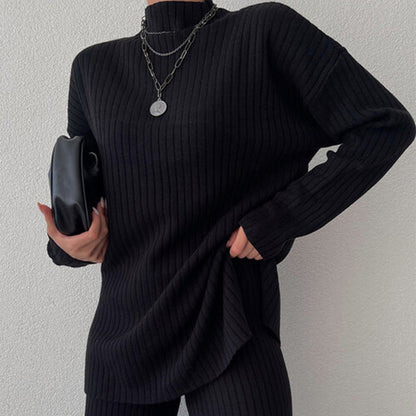 Damen Oversized Pullover Grobstruktur Norvielle