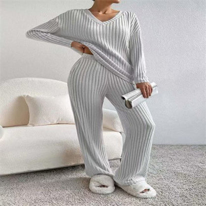 Damen Strick-Loungewear-Set Kuschelig Norvielle