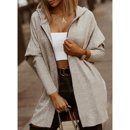 Damen Oversized Kapuzenjacke Norvielle