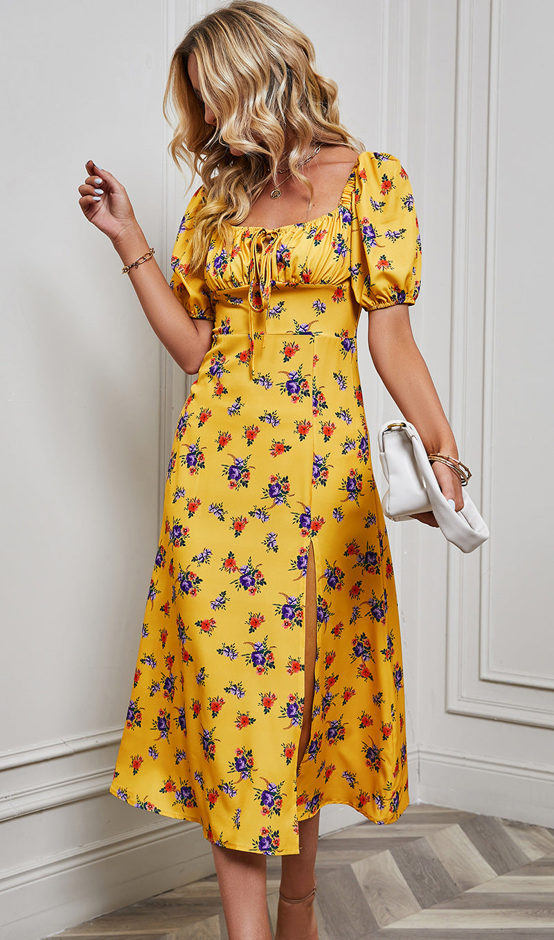 Damen Midikleid Blumenmuster Norvielle