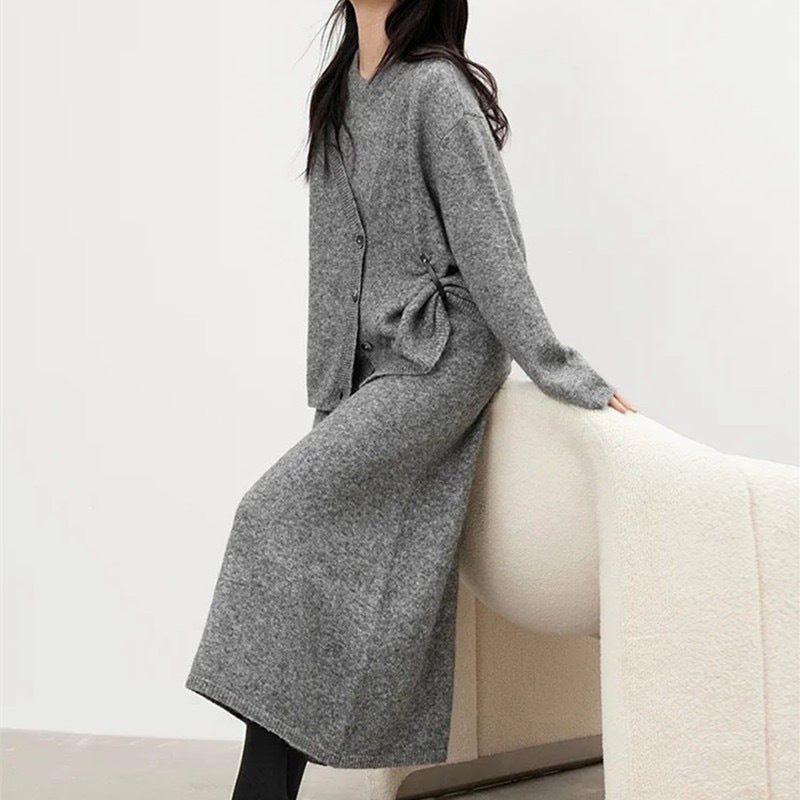 Damen Strickjacke Wolle Norvielle