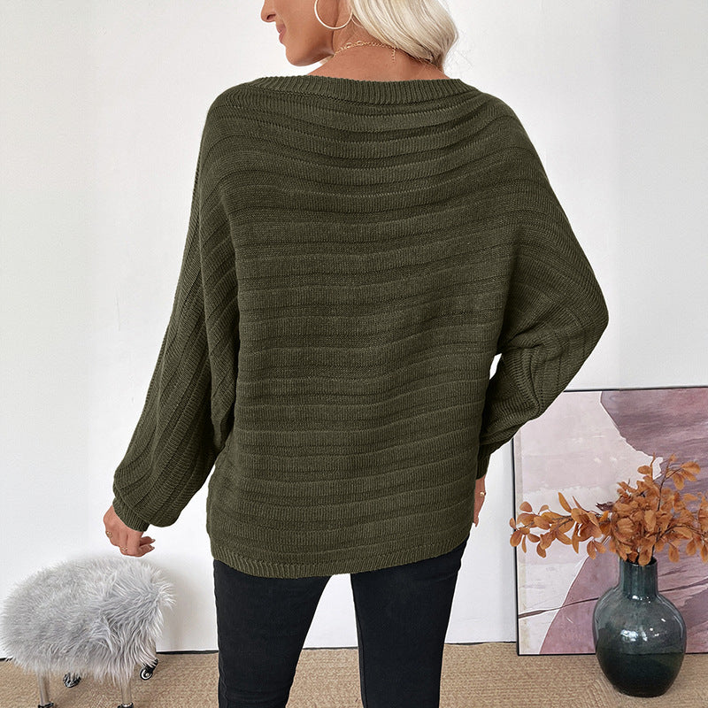 Damen Off-Shoulder Pullover Norvielle Strick