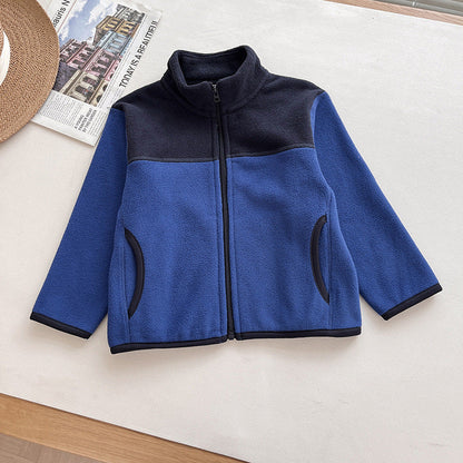 Damen Fleecejacke Hochschließend Reißverschlusstaschen Norvielle