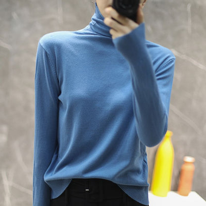 Damen Rollkragenpullover Hochwertig Norvielle