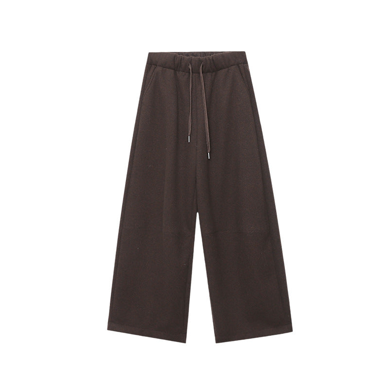Damen Freizeithose Elastischer Bund Weite Bein Norvielle