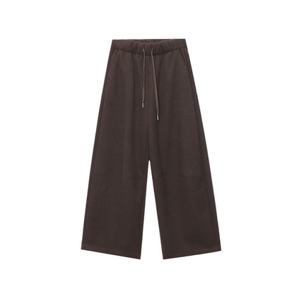 Damen Freizeithose Elastischer Bund Weite Bein Norvielle