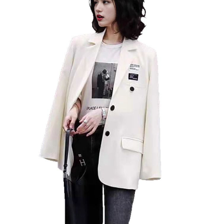 Damen Oversize Blazer Doppelt belegter Schnitt Modern