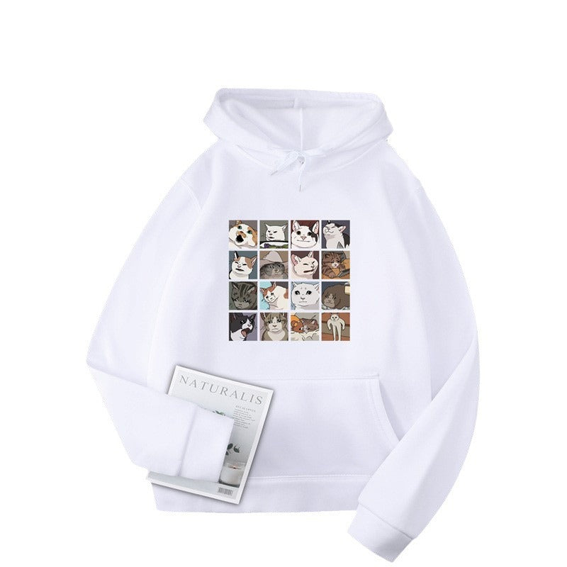 Damen Sweatshirt Tier-Motiv Norvielle