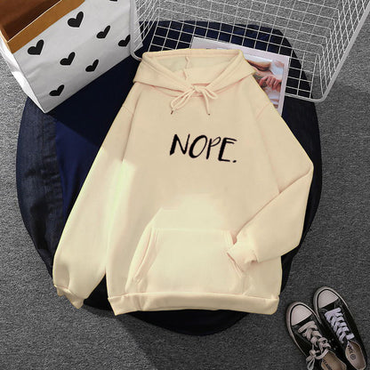 Damen Kapuzenpullover Witziger Schriftzug