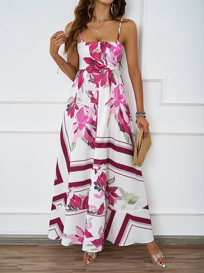 Damen Maxikleid Grafisches Muster Norvielle