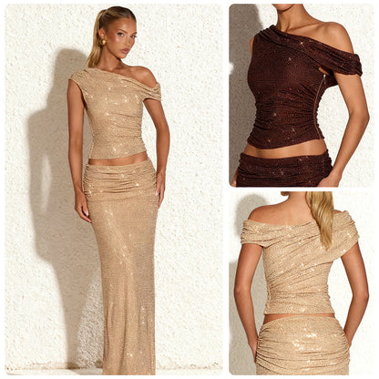 Damen Abendkleid Figurbetonter Schnitt Verführerischer Ausschnitt - Norvielle