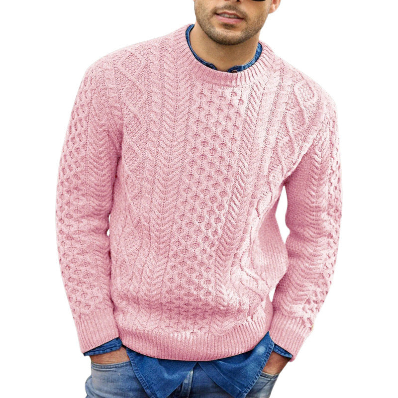 Herren Strickpullover Rundhals Frühling