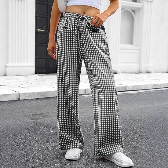 Damen Karottenhose Luftig Kordelzug Norvielle