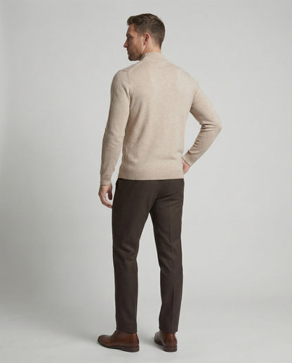 Merinowolle Rollkragenpullover