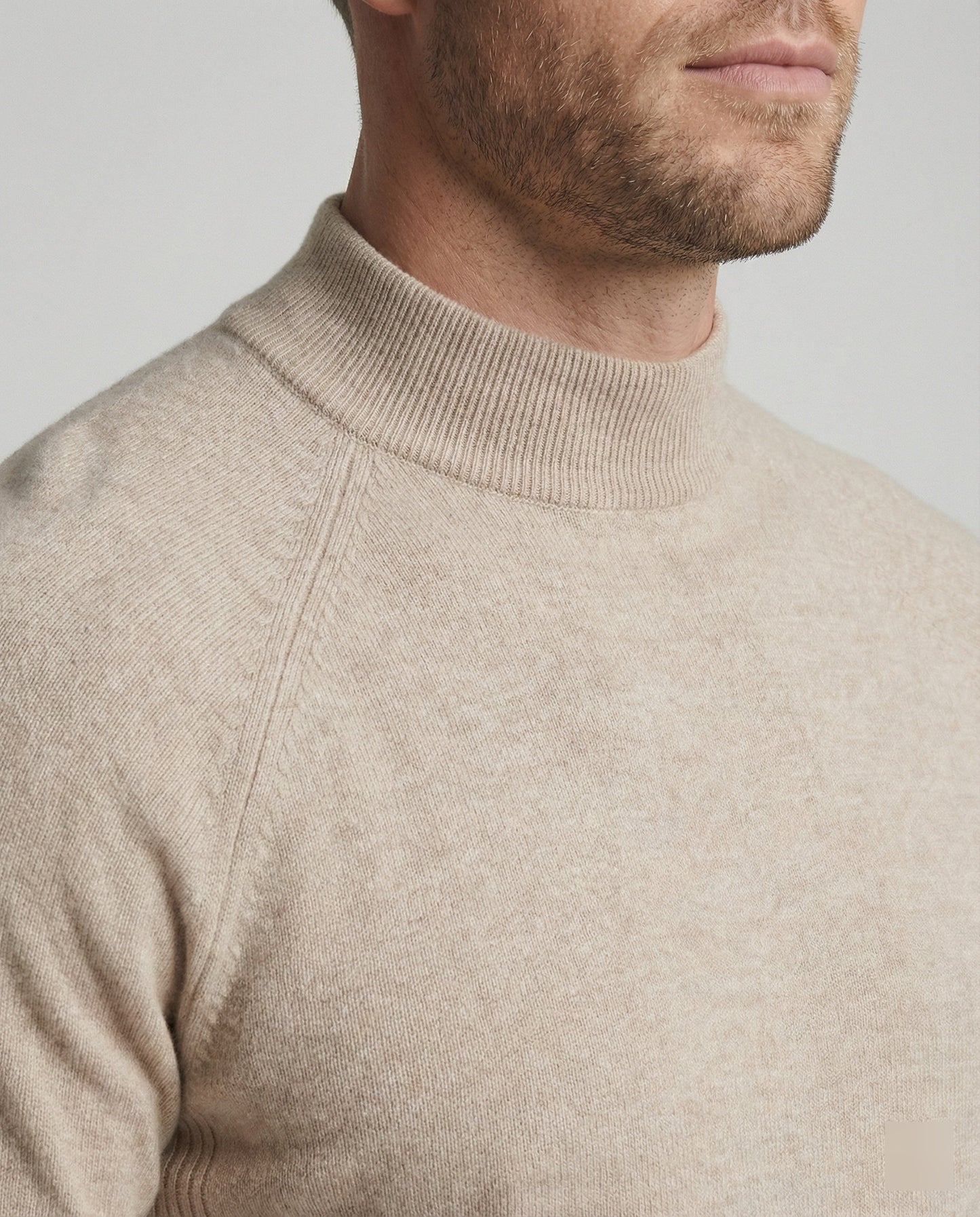 Merinowolle Rollkragenpullover