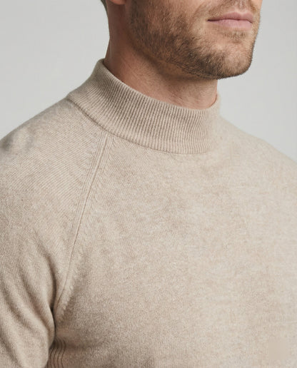 Merinowolle Rollkragenpullover