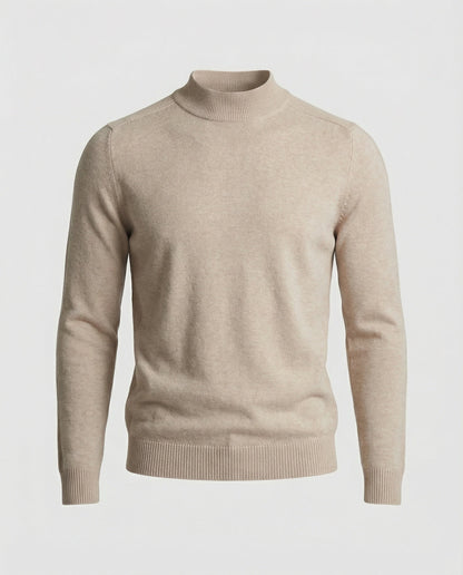 Merinowolle Rollkragenpullover
